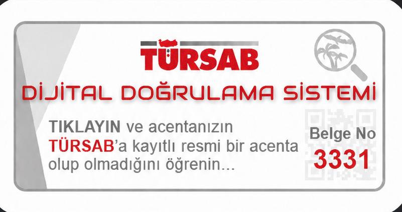 TÜRSAB belge ve doğrulama bağlantısı